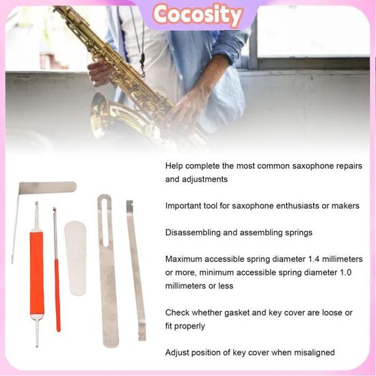 Kit De Réparation Pour Saxophone Alto - Essentiel Pour Débutants - Trousse Complète