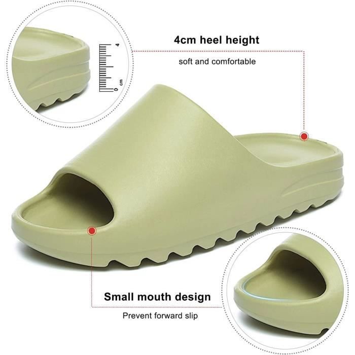 Chausson Enfant Garcon Pantoufles Claquettes Femmes Hommes, Claquette Hommes, Claquettes Femme, Claquette Antidérapant Pantoufles Confortable Léger Sandals Chaussures De Piscine Plage Adultes A14