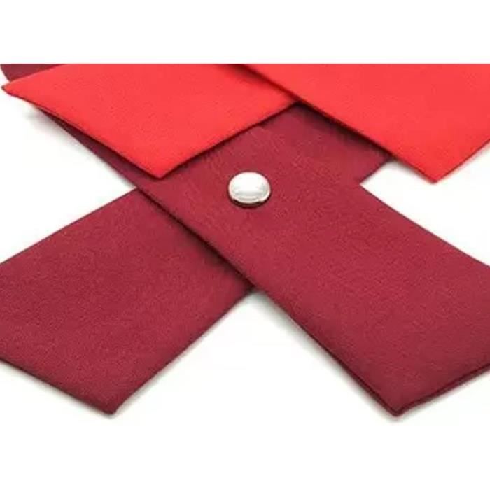 2 Broches Nœud Papillon Strass Pour Femme - Décolleté Robe Chemise - Cravate Ornement Mariage Fête