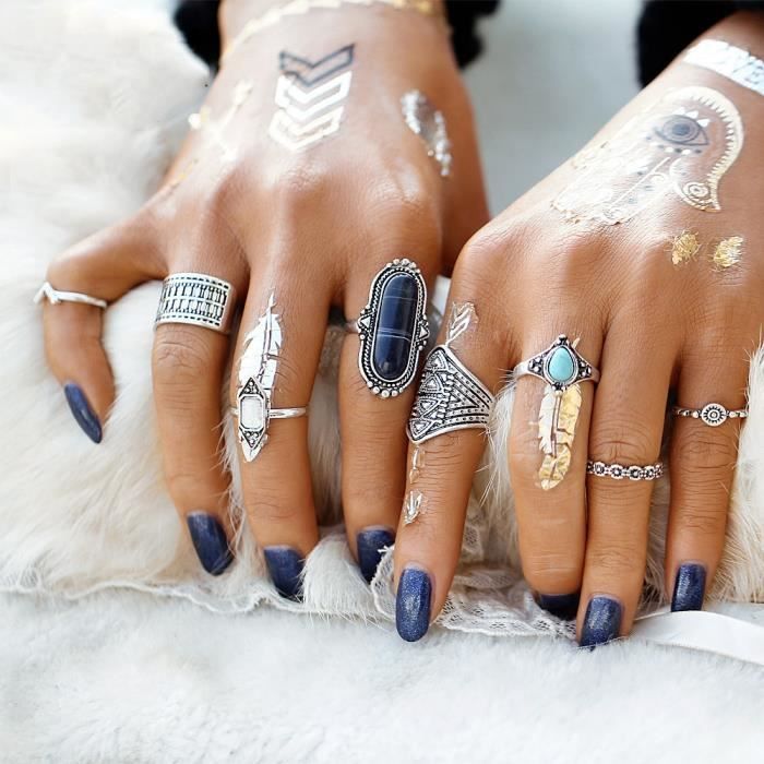 Bague argent femme boheme 2025