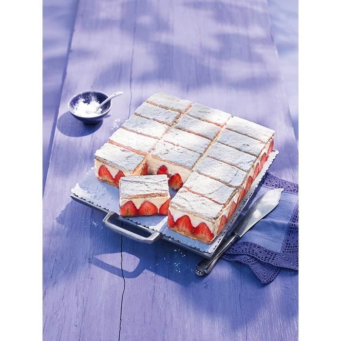 Cadre De Pâtisserie Réglable 4smile - Acier Inoxydable, Made In Germany, Hauteur 5cm, Pour Gâteaux Et Tartes