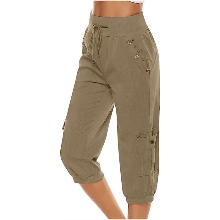 Pantacourt cargo femme deals