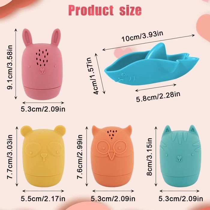 Jouet Ventouse Zeawavsl 48 Pièces Jouets à Ventouse Enfants, Silicone Jouets De Bain Pour Enfants, Jouet De Baignoire, Jouet Sensoriel Avec œufs De Dinosaures Pour 3, 4, 5, 6, 7, 8 Ans