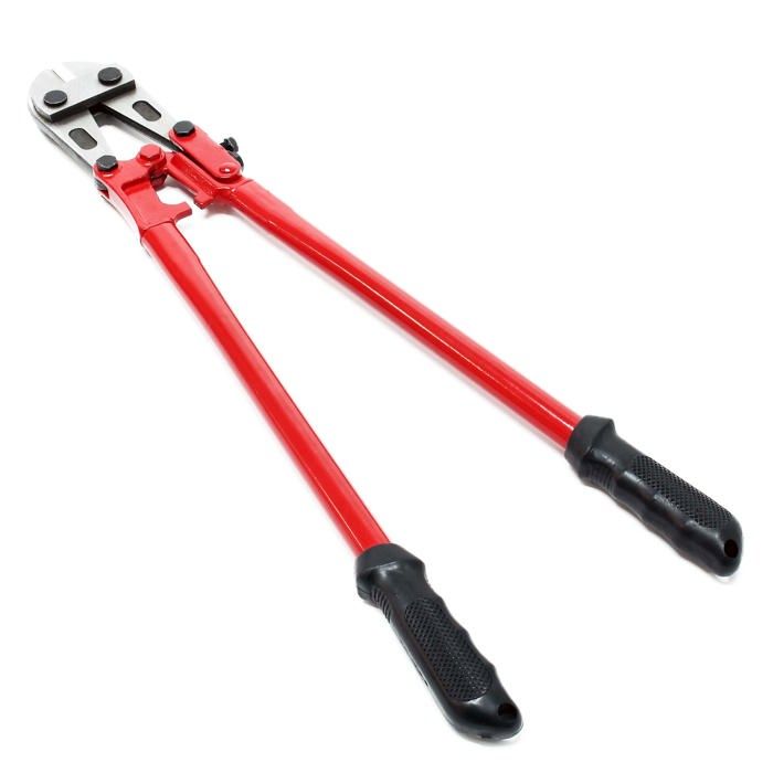 Outil Coupe Boulons Lames Forgées Coupe-Boulons Professionnel Ausonia 75 Cm - Lames Forgées à Chaud - Manches Antidérapants Coupe Boulons 75 Cm Ausonia