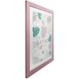 aFFa frames, Batino, Cadre photo en bois, Light, Rectangle, avec façade en verre acrylique, dos HDF, Pink, 40 x 60 cm-2