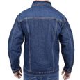 Homme Veste Mode Denim Veste Jean Bleu Foncé Manches Longues Manteau Pour Hommes S-M-L-XL-XXL-2