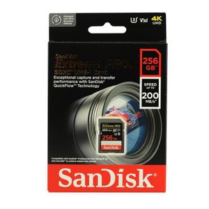 Sandisk Carte mémoire MicroSD Extreme Pro 128Go 200mbs - V30