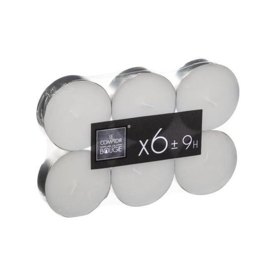 Lot De 60 Bougies Chauffe-plat Parfumées Explosion Florale - 4h De Combustion - Aluminium