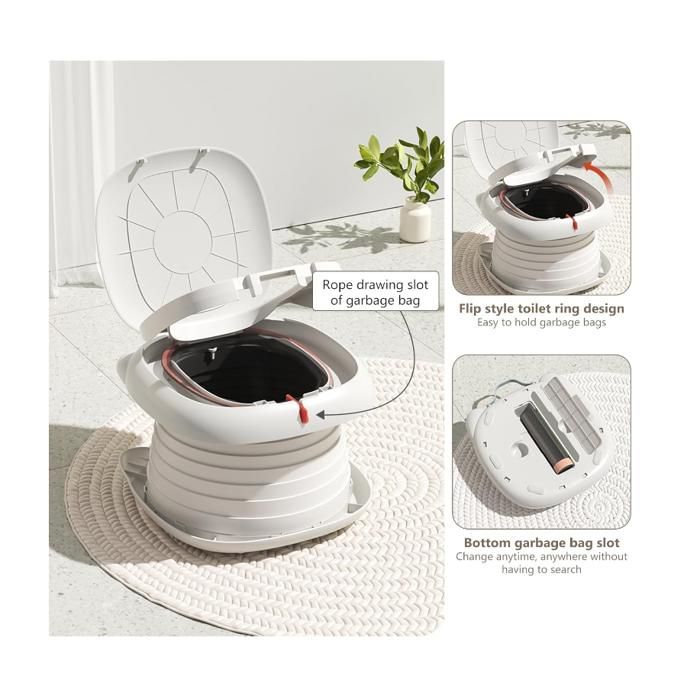 POT DE TOILETTE pliant de Camping avec sac de transport, toilettes de EUR 61,30 - PicClick FR