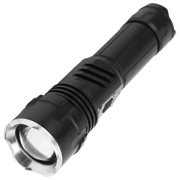Mini torche LED super lumineuse,3 modes de focalisation zoomable