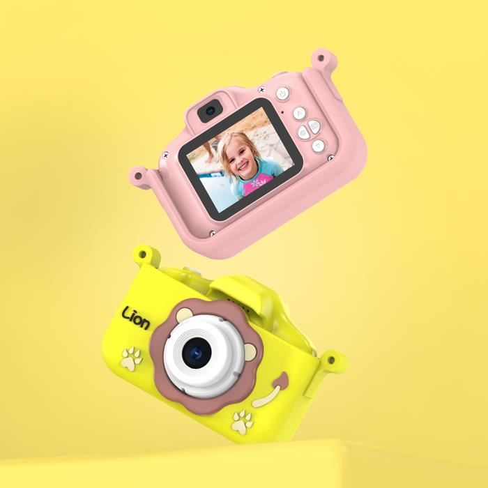 Appareil Photo pour Enfants Mini Caméra Vidéo Numérique Rechargeable pour  Filles et Garçons de 3 à 10 Ans, Vidéo HD 1080p - Cdiscount Jeux - Jouets