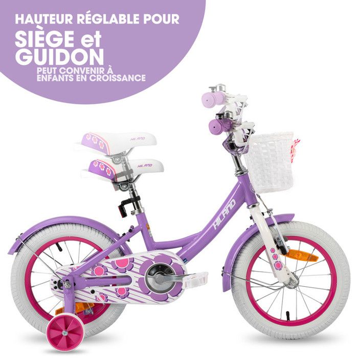 Vélo pour enfant 16 pouces - pour garçons et filles - à partir de 4 à 8 Vélo pour enfant 16 pouces - pour garçons et filles - à partir de 4 à 8