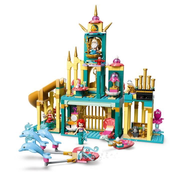 LEGO® 43207 Disney Le Palais Sous-Marin D'Ariel, Ensemble à Construire  Château de Princesse, Avec Mini Poupée La Petite Sirène - Cdiscount Jeux -  Jouets