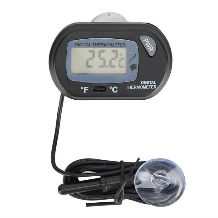 Thermomètre numérique d'aquarium avec capteur de température