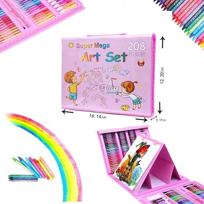 Ensemble de peinture et de dessin pour artiste de luxe, mallette en bois Portable avec Crayons de couleur pastel à l'huile, marqueur, 150 pièces Ensemble de peinture et de dessin pour artiste de luxe, mallette en bois Portable avec Crayons de couleur pastel à l'huile, marqueur, 150 pièces