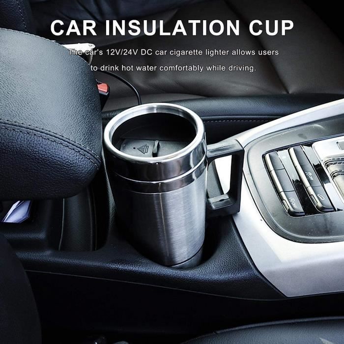 Chauffage/ventilateur De Voiture Portable 12V 150W - Branchement Allume-cigare, Réglable 360° - Pour Dégivrage Et Rafraîchissement - 5