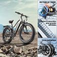 Vélo électrique BURCHDA RX20 - Batterie lithium 48V18AH - Frein hydraulique - Pneus 26 pouces 4.0-3