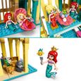 LEGO® 43207 Disney Le Palais Sous-Marin D’Ariel, Ensemble à Construire Château de Princesse, Avec Mini Poupée La Petite Sirène-3