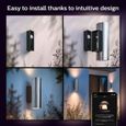 Philips Lighting Hue White and Color Ambiance Appear, Applique murale ronde inox-3