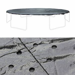 Bâche De Protection Pour Trampoline – Housse D’ombrage Imperméable, Tailles 240 à 430 Cm