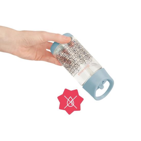 Tasse d'apprentissage NUK Kiddy Cup anti-fuite avec clip et capuchon de  protection - Planètes (bleu