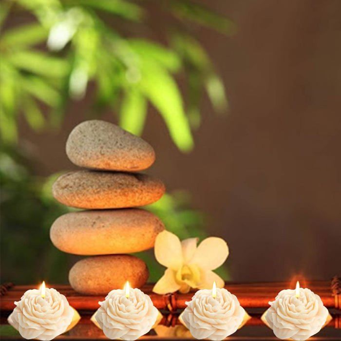 Lot De 2 Moules En Silicone Pour La Fabrication De Bougies