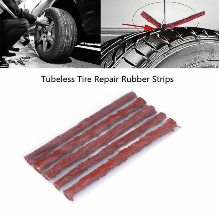 Réparer un pneu crevé - Utiliser une mèche - Réparer pneu moto
