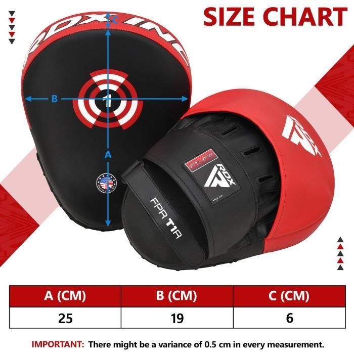 Bouclier De Frappe RDX - Pao Boxe Thai Pads | Cuir Maya, Rembourrage Gel | MMA, Karaté