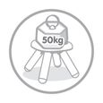 SMOBY - KID Tabouret gris - Anti UV - Max 50 Kg - Fabrication française-4