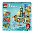 LEGO® 43207 Disney Le Palais Sous-Marin D’Ariel, Ensemble à Construire Château de Princesse, Avec Mini Poupée La Petite Sirène-5
