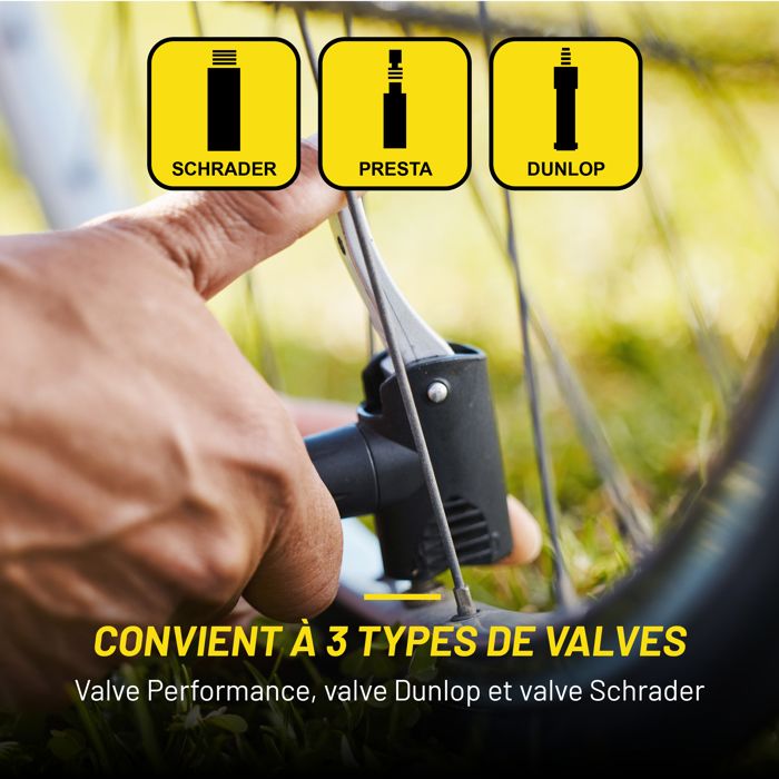 Entretien - Outillage,Mini pompe à vélo en alliage d'aluminium,légère,160psi,Schrader Presta