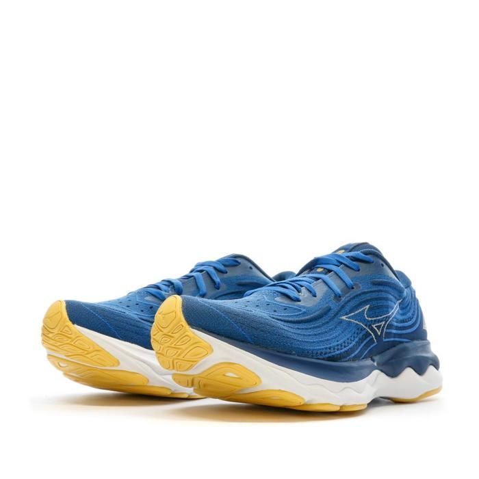 Chaussures de running MIZUNO Wave Skyrise 4 J1GC230903 Homme Bleu marine Drop 12 mm