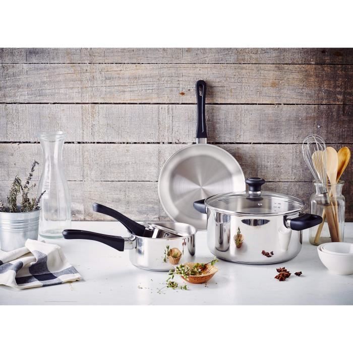 BEKA Casserole inox Ø20 cm Polo Feux tous + induction 39x21.3x11cm