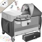 KIDIZ Lit pour bébé Lit de voyage 3 en 1 Set de lit pour bébé avec