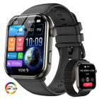 Blackview Montre Connectée Homme Femme 1.96" AMOLED Écran Smartwatch Sport avec Appel Bluetooth Sommeil Podomètre Boussole 800mAh