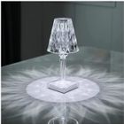 AUTREMENT 2021 Nouvelle lampe de table en cristal de diamant lampe de table en cristal acrylique lampe de table tricolore tactile USB p156