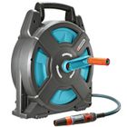 GARDENA Dévidoir portable Classic 15 équipé – Longueur tuyau 15m – Ø11mm – Kit complet prêt à l’emploi – Garantie 5 ans (2662-20)