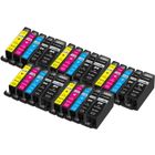 25 Moreinks Cartouches d'encre Compatibles remplace Canon CLI-526 - PGI-525 pour Canon Pixma MG5350 Cyan - Magenta - Jaune - Noir