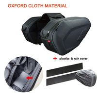 (Oxford et plastique)Sacs de voyage universels imperméables pour casque de course de moto, sacoches de valise, sac de siège arrièr