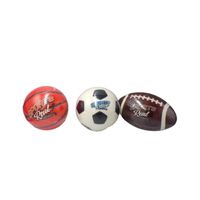 Ballon de sports en mousse rigide pour enfant - 15 cm - Football, Basket, Football Américain - Intérieur
