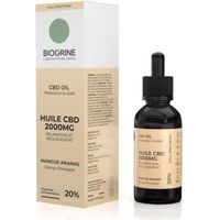 Huile CBD 2000mg | Full Spectrum 20% | Relaxation et Soulagement |  Goût Mangue Ananas 10ml Vegan