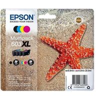 Kit d'encres EPSON Multipack 603 XL - Noir, Cyan, Magenta, Jaune
