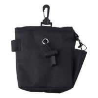 FUROKOY sac de dressage pour animaux de compagnie Sac de friandises pour animaux de compagnie, pochette de taille pour Noir