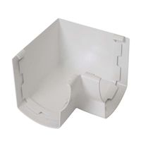Accessoire pour gouttière - NICOLL - Angle 90° intérieur - Blanc - Installation sur gouttière Ovation LG28