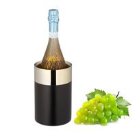 Refroidisseur à vin en acier inox noir - 10042487-1098