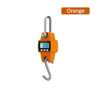 Balance de Grue de Haute Précision,Portable,Électronique,en Acier Inoxydable,avec Crochet,LCD,Numérique- Orange[D989]