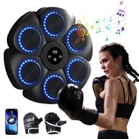 Machine De Boxe Musicale Intelligente Pour Adultes - 9 Modes, Éclairage LED, Gants Inclus - Entraînement à Domicile