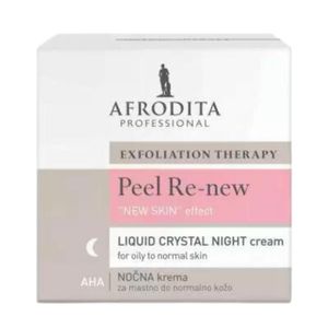 HYDRATANT VISAGE HYDRATANT VISAGE Afrodita Peel Re-New crème de nuit à cristaux liquides pour peaux grasses et normale