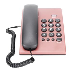 Téléphone fixe Ligne Fixe Filaire Kx‑T504 Téléphone Filaire Sans 