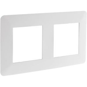 PLAQUE DE FINITION Double plaque de finition horizontale blanche - Ar